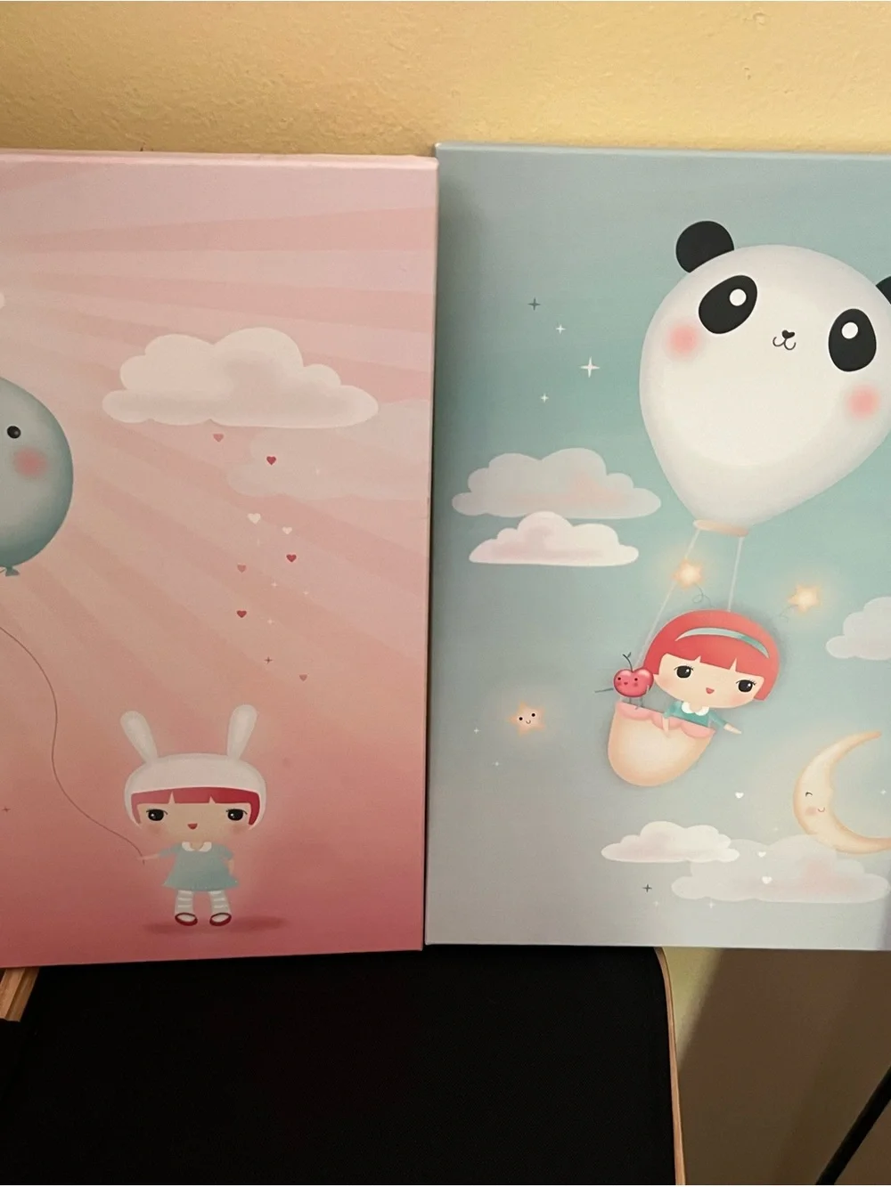 Pastel Kids canvas wall art